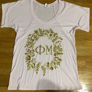 Phi Mu float sleeve tee!